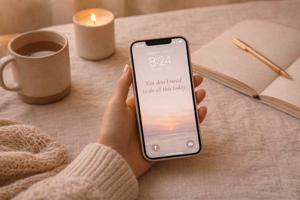 A Softer Digital Space: Creating Gentle Phone Setups for Calm and Clarity